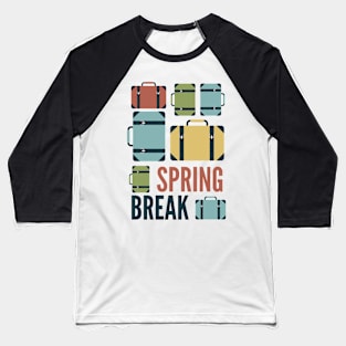 Spring Break Luggage Baseball T-Shirt